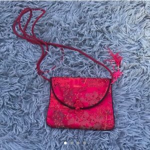 THRIFTED MINI RED HANDBAG